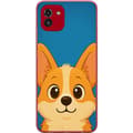 Miniatyrbilde 1 av 3: Samsung Galaxy A03 Gjennomsiktig deksel Hello Corgi