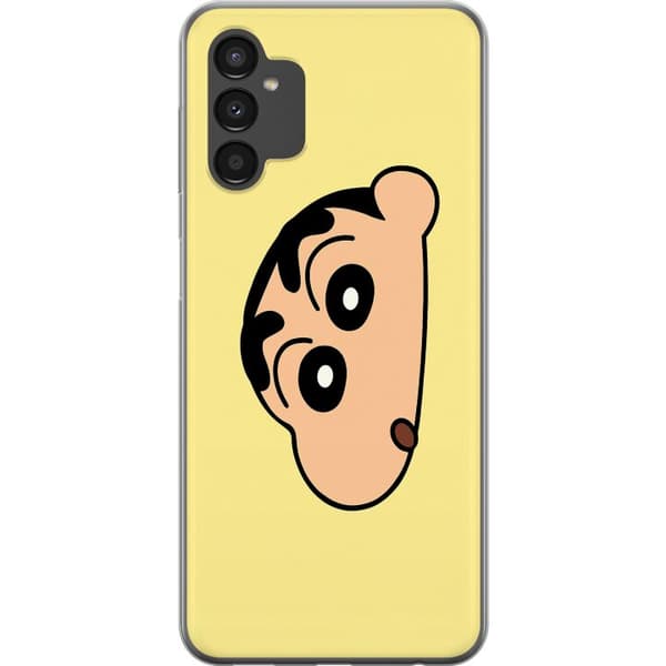 Samsung Galaxy A04s Läpinäkyvä kuori Peeking Shinchan