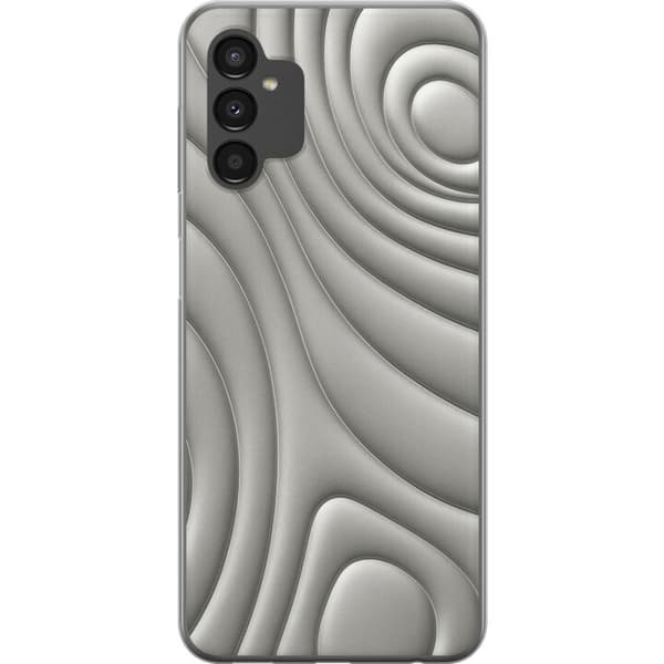 Samsung Galaxy A04s Gennemsigtig cover Sølvbølger