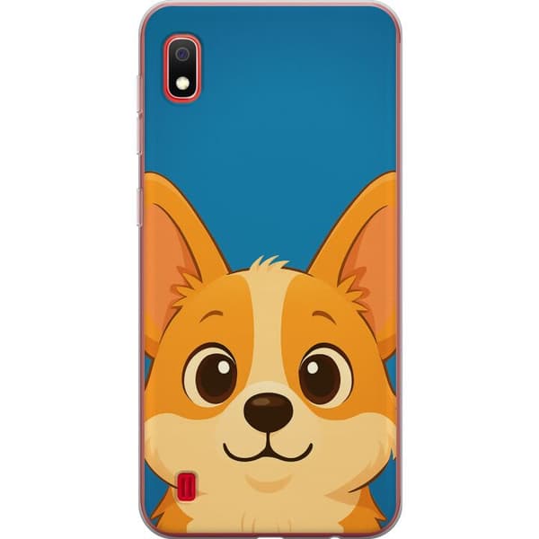 Samsung Galaxy A10 Gjennomsiktig deksel Hello Corgi