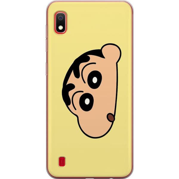 Samsung Galaxy A10 Läpinäkyvä kuori Peeking Shinchan