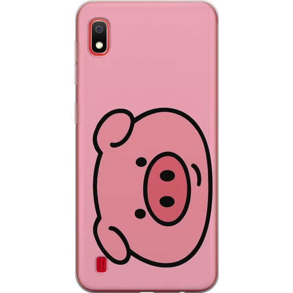 Samsung Galaxy A10 Läpinäkyvä kuori Kawaii Piggy