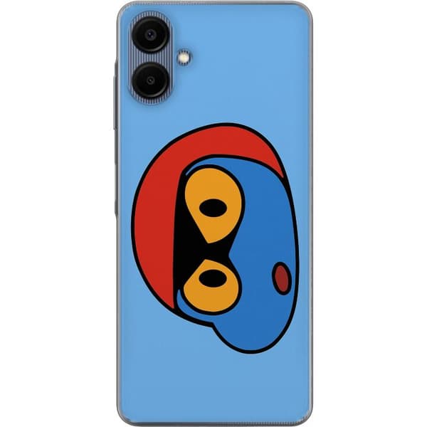 Samsung Galaxy A06 Läpinäkyvä kuori Bold Bot Head