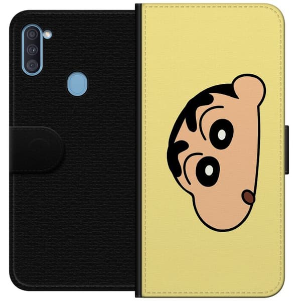 Samsung Galaxy A11 Lommeboketui Peeking Shinchan