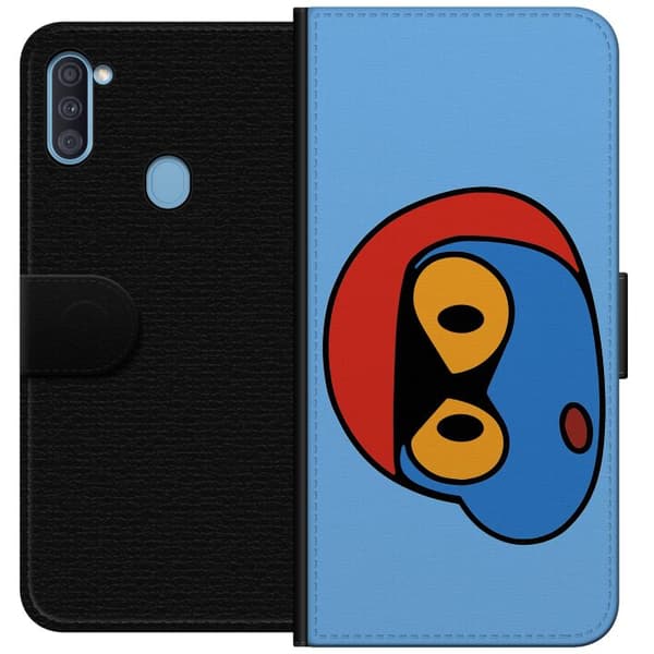 Samsung Galaxy A11 Tegnebogsetui Bold Bot Head