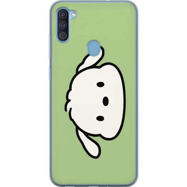 Samsung Galaxy A11 Gjennomsiktig deksel Snoopy Flip