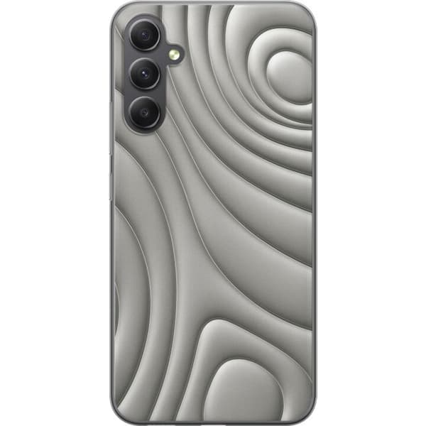 Samsung Galaxy A05s Gennemsigtig cover Sølvbølger