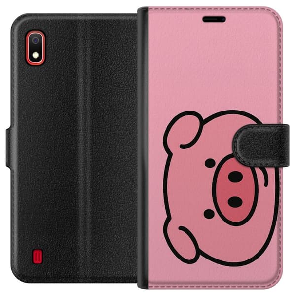 Samsung Galaxy A10 Lommeboketui Kawaii Piggy