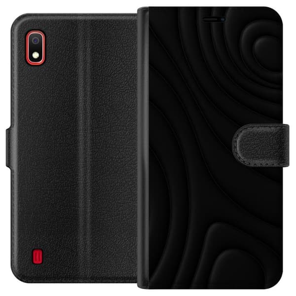 Samsung Galaxy A10 Lommeboketui Svarte Bølger