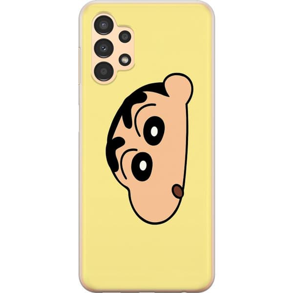 Samsung Galaxy A13 Genomskinligt Skal Peeking Shinchan