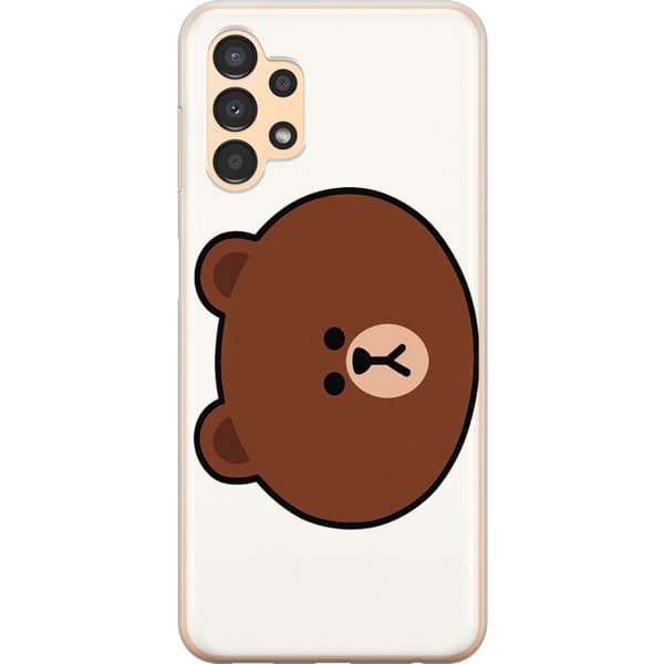 Samsung Galaxy A13 Genomskinligt Skal line friends brown