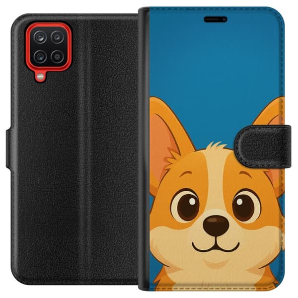 Samsung Galaxy A12 Lommeboketui Hello Corgi