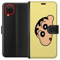 Miniatyrbillede 1 af 3: Samsung Galaxy A12 Tegnebogsetui Peeking Shinchan