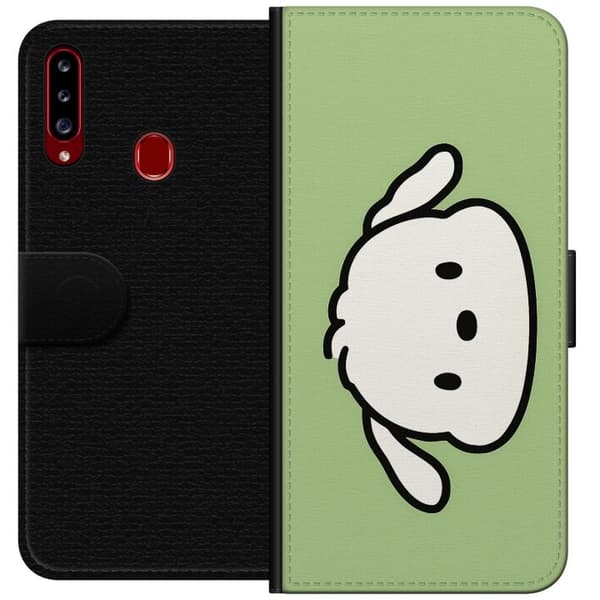 Samsung Galaxy A20s Tegnebogsetui Snoopy Flip