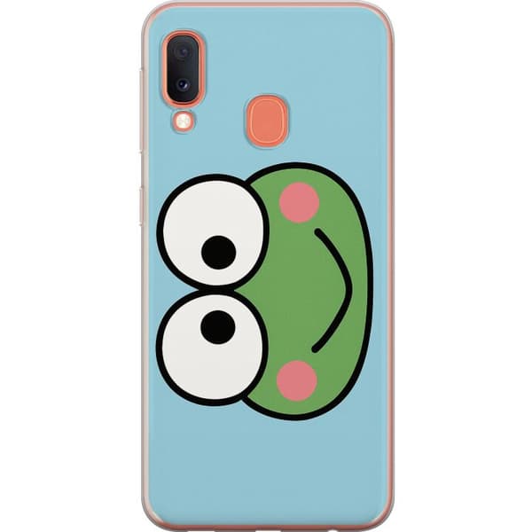 Samsung Galaxy A20e Läpinäkyvä kuori Keroppi Smile