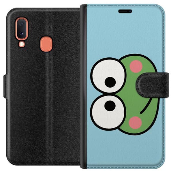 Samsung Galaxy A20e Lompakkokotelo Keroppi Smile
