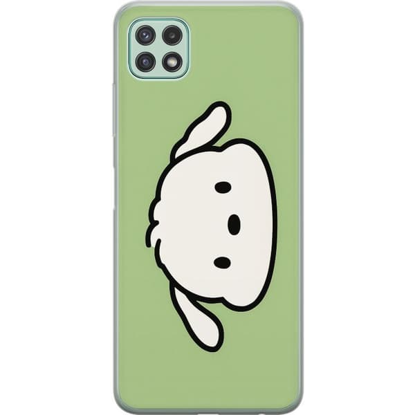 Samsung Galaxy A22 5G Gjennomsiktig deksel Snoopy Flip