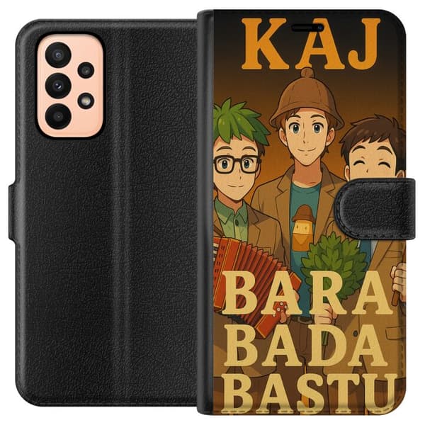 Samsung Galaxy A23 Lommeboketui KAJ Bara bare bade i badstuen