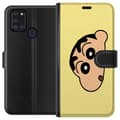 Pikkukuva 1 / 3: Samsung Galaxy A21s Lompakkokotelo Peeking Shinchan