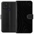 Pikkukuva 1 / 3: Samsung Galaxy A21s Lompakkokotelo Tummat Aallot