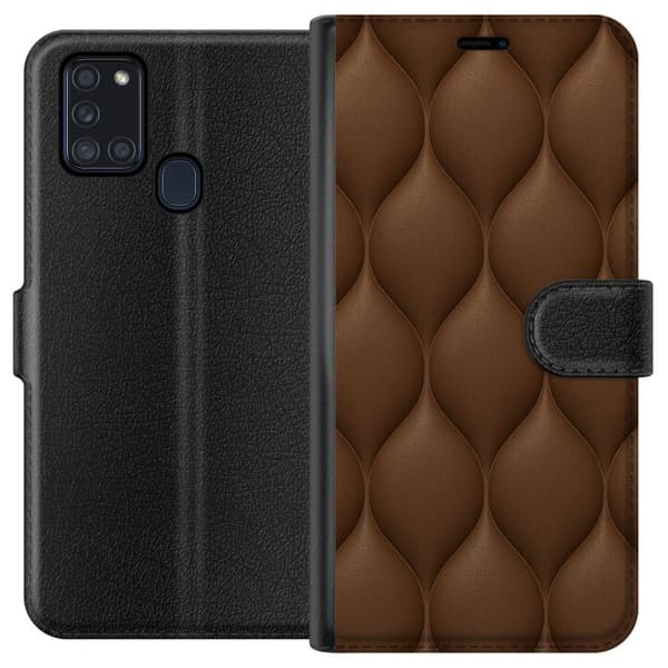 Samsung Galaxy A21s Tegnebogsetui Kakaoskalaer