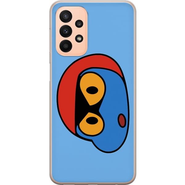 Samsung Galaxy A23 Genomskinligt Skal Bold Bot Head