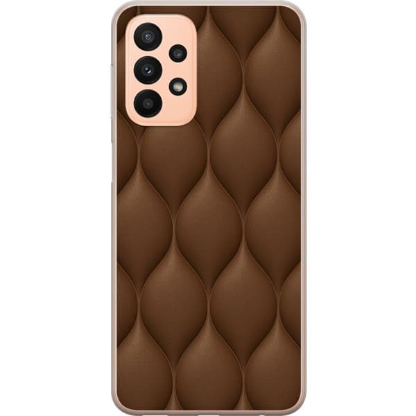 Samsung Galaxy A23 Genomskinligt Skal Cocoa Scales