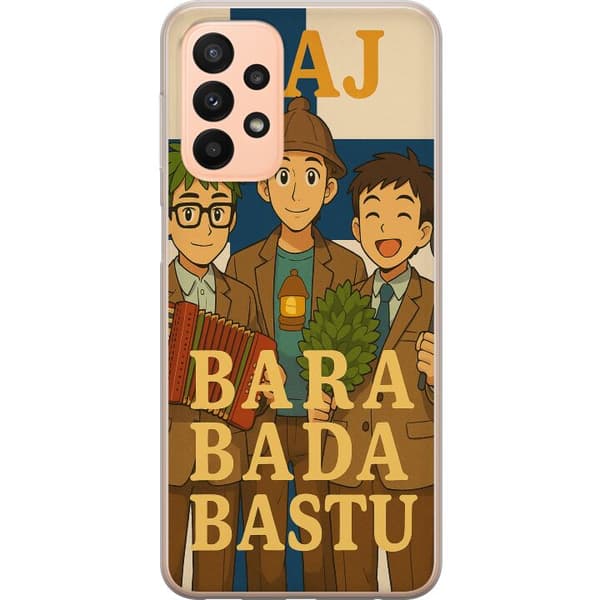 Samsung Galaxy A23 Genomskinligt Skal Bara bada bastu KAJ