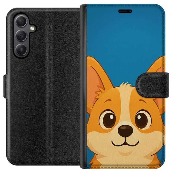 Samsung Galaxy A24 4G Plånboksfodral Hello Corgi