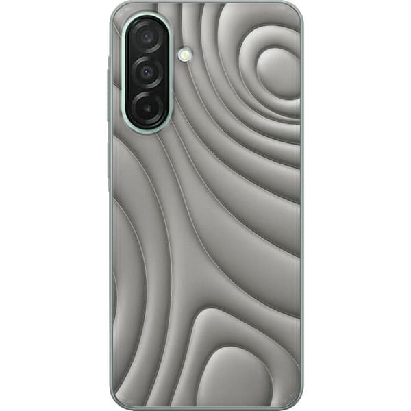 Samsung Galaxy A26 Genomskinligt Skal Silver Waves