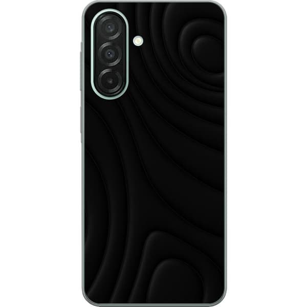 Samsung Galaxy A26 Genomskinligt Skal Black Waves