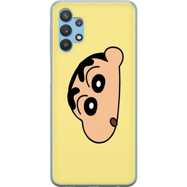 Samsung Galaxy A32 5G Genomskinligt Skal Peeking Shinchan