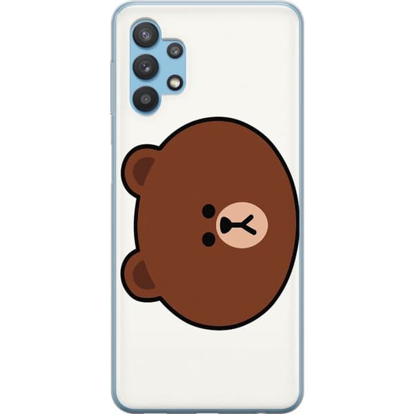 Samsung Galaxy A32 5G Gjennomsiktig deksel line friends brown