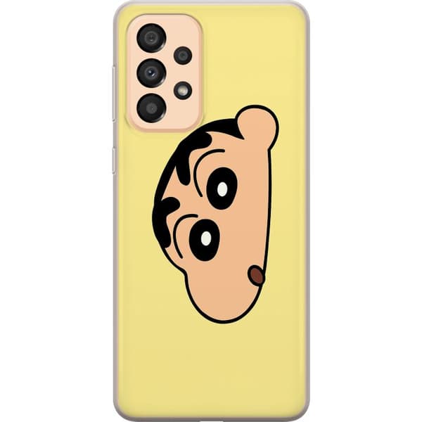Samsung Galaxy A33 5G Läpinäkyvä kuori Peeking Shinchan