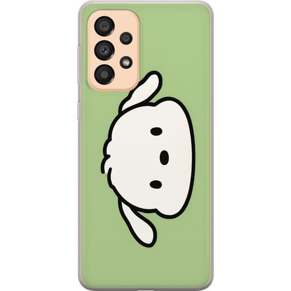 Samsung Galaxy A33 5G Gjennomsiktig deksel Snoopy Flip