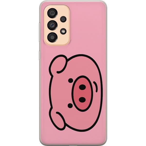 Samsung Galaxy A33 5G Läpinäkyvä kuori Kawaii Piggy