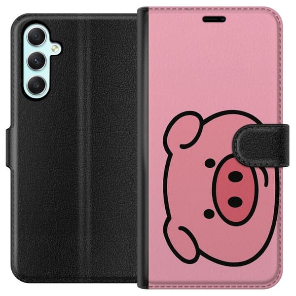 Samsung Galaxy A34 Tegnebogsetui Kawaii Piggy