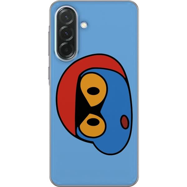 Samsung Galaxy A36 Läpinäkyvä kuori Bold Bot Head