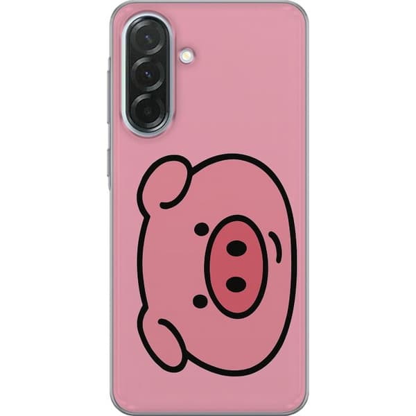 Samsung Galaxy A36 Gennemsigtig cover Kawaii Piggy