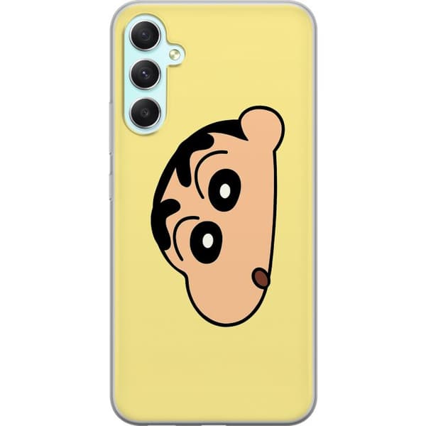 Samsung Galaxy A34 Genomskinligt Skal Peeking Shinchan