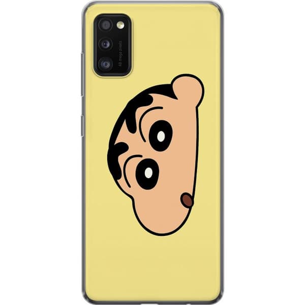 Samsung Galaxy A41 Gennemsigtig cover Peeking Shinchan