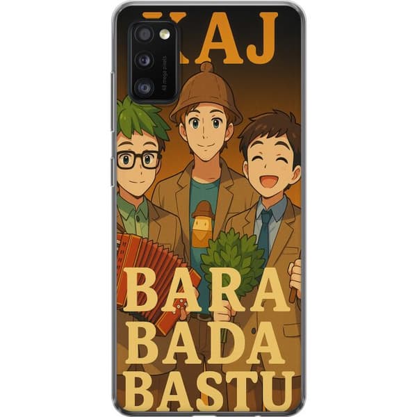 Samsung Galaxy A41 Gennemsigtig cover KAJ Bara kun bader i saunaen