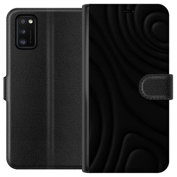 Samsung Galaxy A41 Lompakkokotelo Tummat Aallot