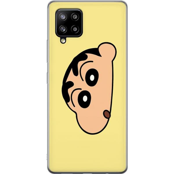 Samsung Galaxy A42 5G Gennemsigtig cover Peeking Shinchan