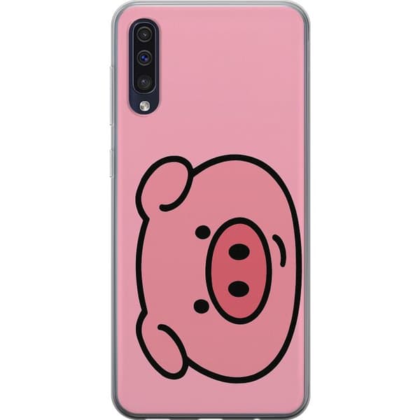 Samsung Galaxy A50 Gennemsigtig cover Kawaii Piggy