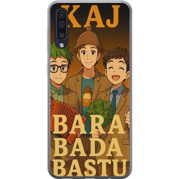 Samsung Galaxy A50 Gennemsigtig cover KAJ Bara kun bader i saunaen