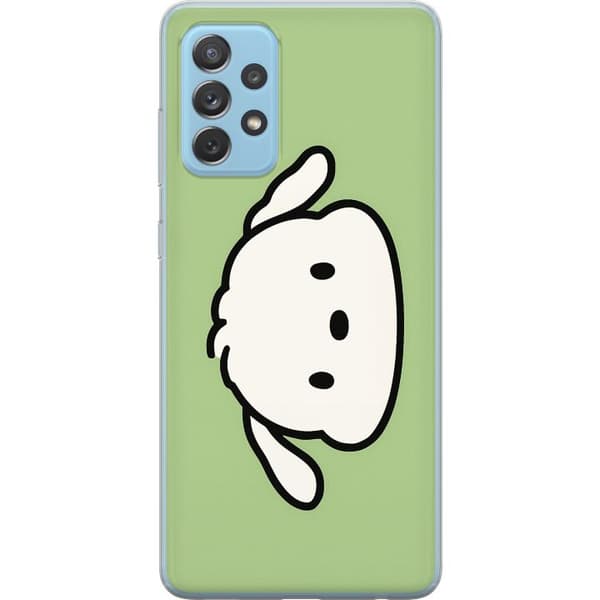 Samsung Galaxy A52 5G Gjennomsiktig deksel Snoopy Flip