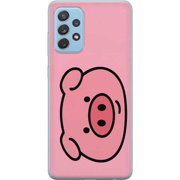 Samsung Galaxy A52 5G Gennemsigtig cover Kawaii Piggy