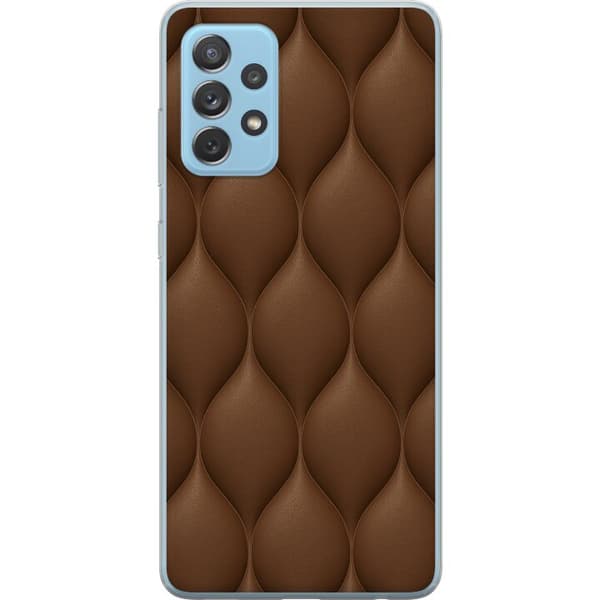 Samsung Galaxy A52 5G Genomskinligt Skal Cocoa Scales