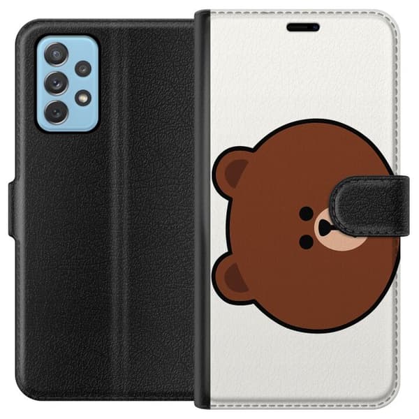 Samsung Galaxy A52 5G Lommeboketui line friends brown